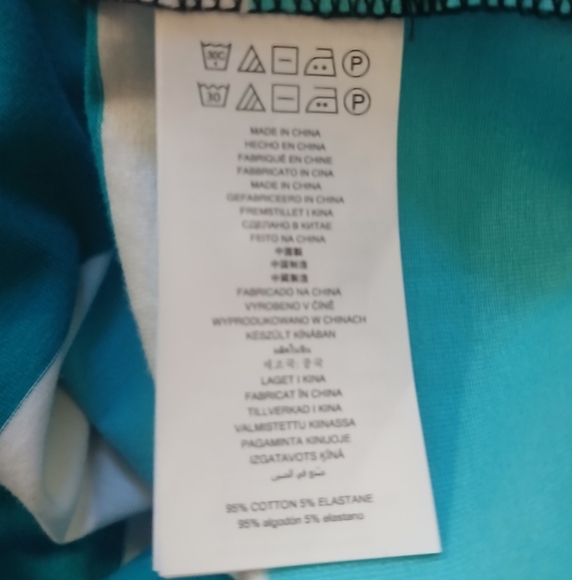 Michael Kors - NWOT, Multi Colored Striped Dress, Short Sleeves W/ Ruching & Tie - Picture 6 of 10